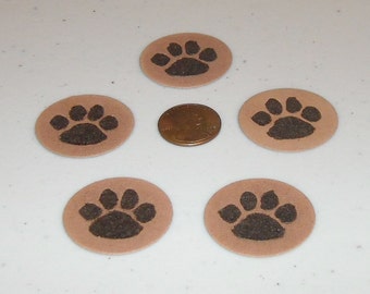 Paw Prints - 5 to a set