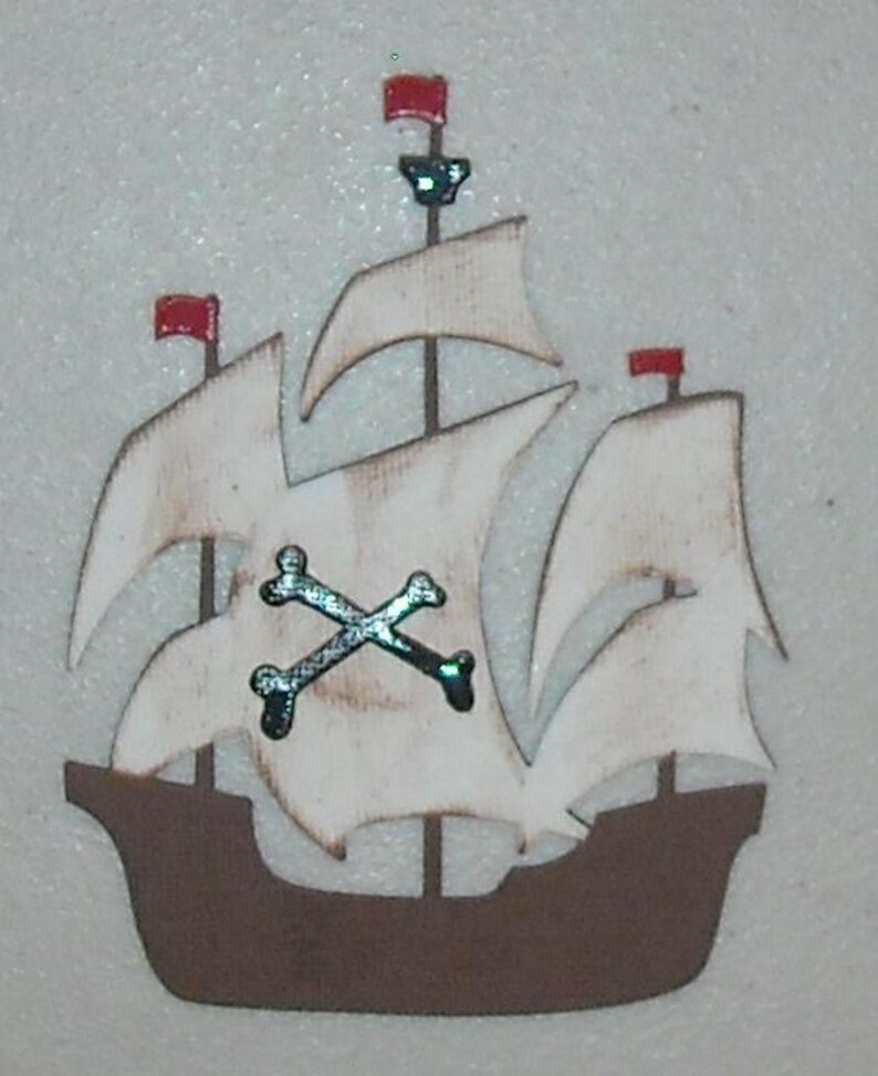 Pirate Ships 2 to a pack image 2