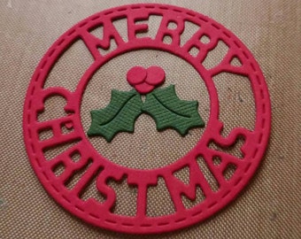 Christmas Medallion Plain 2 to a set