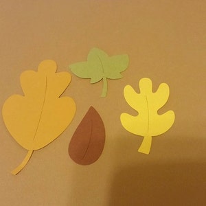 Feuilles d’automne 4 pièces à un ensemble