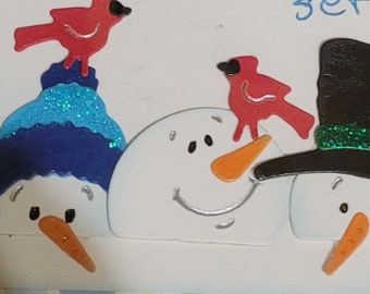 Winter Snowman 5 pieces to a set