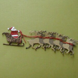 Santa and Reindeers-1 per pack