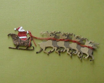 Santa and Reindeers-1 per pack