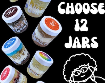 Build Your Own Box | 12-Jar Bundle – Low Sugar, Keto-Friendly Cake Jars, Free Shipping