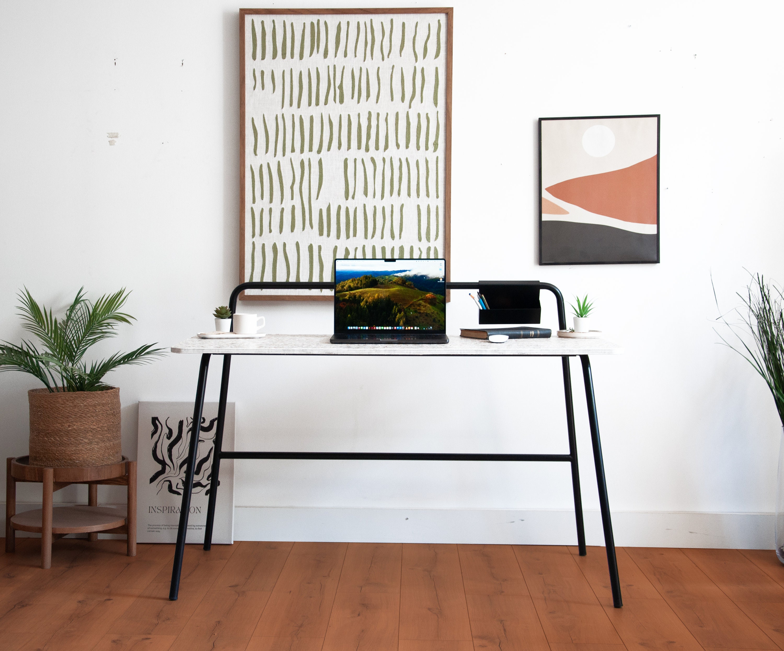RECYCLED STUDY DESK | Laptop Work Desk | Home Office Desk | Aesthetic ...