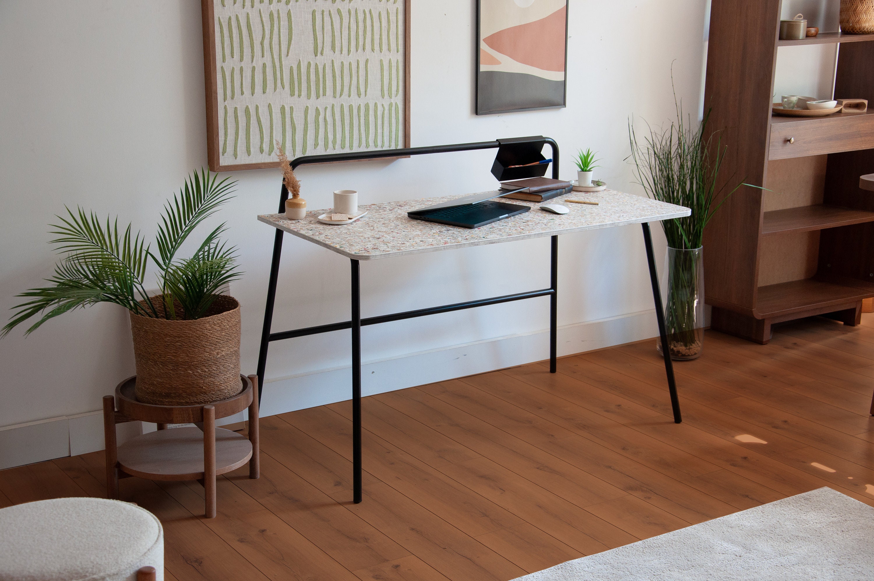 RECYCLED STUDY DESK Laptop Work Desk Home Office Desk Aesthetic Study ...