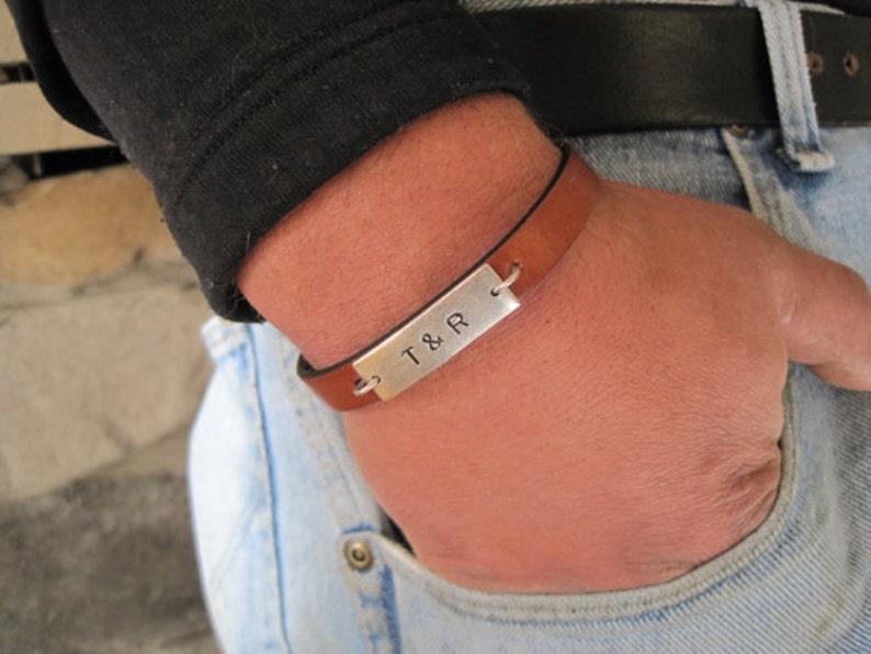 Secret Message Personalized Leather Bracelet image 5