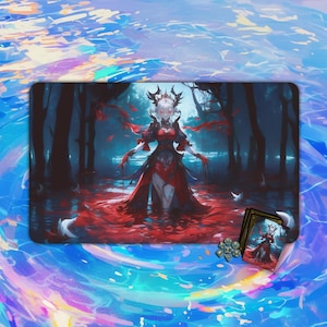 Tapete de juego/alfombrilla de escritorio y alfombrilla de ratón/tapete de juego Scarlet Beauty