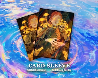 MTG Card Sleeves: Mushroom Witch Skull Art High Quality Sleeves, Suitable  for all TCG Cards