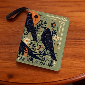 Pasta para Cartas Colecionáveis, 4/9 - Álbum de Bolso com Estampa de Margaridas - Armazena 400/900 Cartas Colecionáveis com Estilo