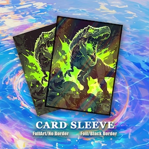 yugioh dinosaur card sleeves Realm Guard Graphene -100ct Textured Matte TCG/MTG Art ( Dinosaur) : Toys & Games Protects your cards from scratches Dino Dynasty | Sandy Matte