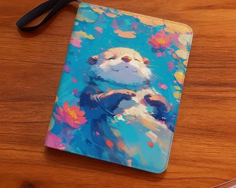Trading Card Binder, 4/9 - Pocket Album Water Lily Otter – Stores 400/900 Trading Cards in Style