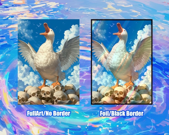 MTG Card Sleeves: Goose and Skull Design Card Sleeve Suitable for All TCG  Cards - Etsy Ireland