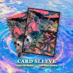 Card Sleeves: Wasteland Angler High Quality Sleeves, Suitable for all TCG Cards