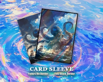 mtg hydra card sleeves Amazon.com: Premium Preferred Protection 100 Black Holographic Card Sleeves  Perfect Fit Shiny Trading Card Sleeves Standard Size Sleeves main image 1
