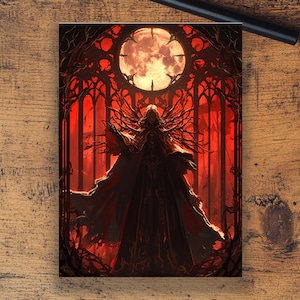 Card Sleeves: Scarlet Knight High Quality Sleeves, Suitable for all TCG Cards