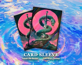 buy card sleeves Card Sleeves-Colored/Transparent Card Accessories Pokemon Magic Yugioh –  QcollectionsH main image 1
