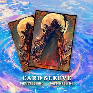 Card Sleeves: The Death High Quality Sleeves, Suitable for all TCG Cards