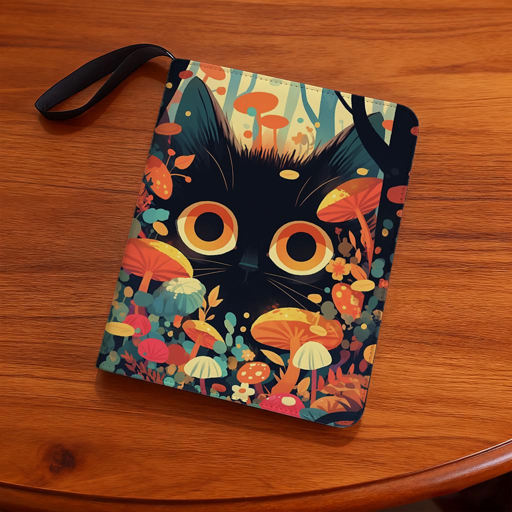 Trading Card Binder, 4/9 - Pocket Album Black Cat in Mushroom