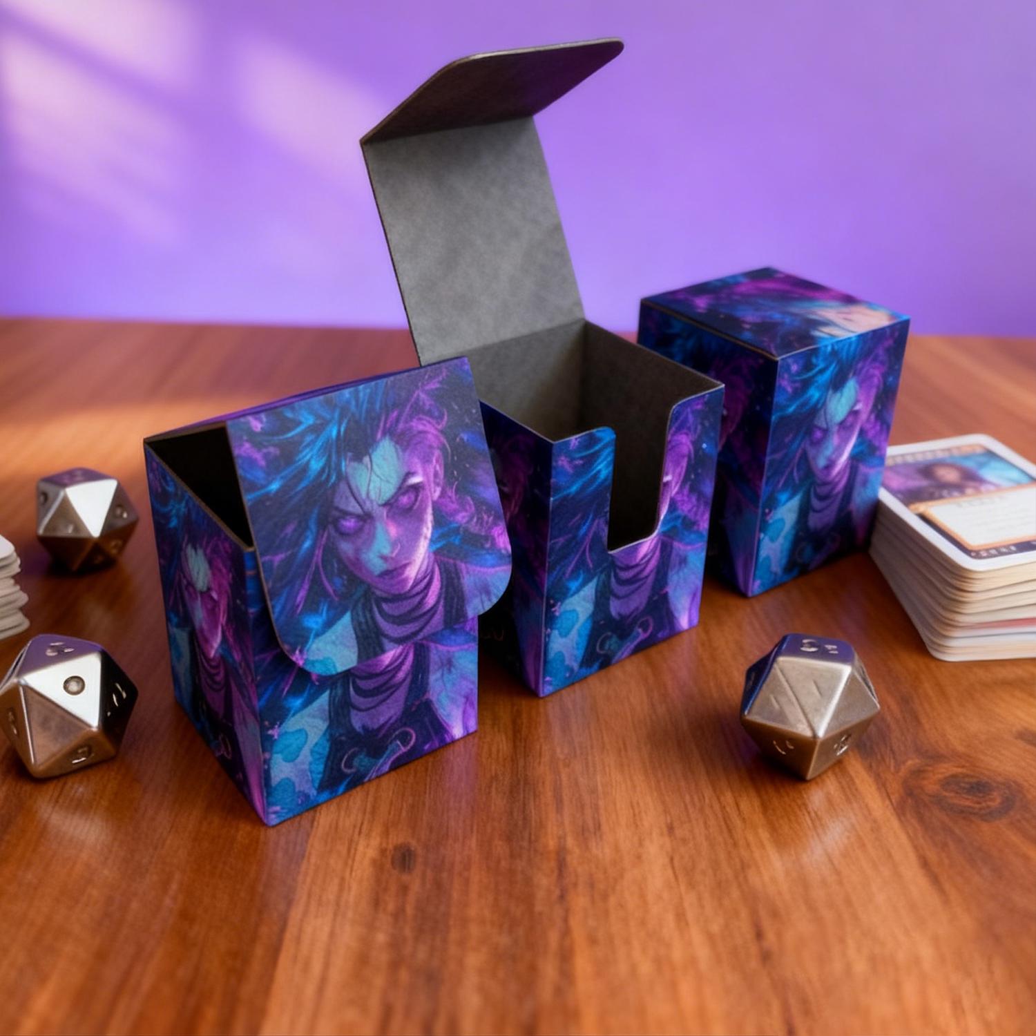 Deck Box, Arcane Theme - Anime Style, 75+ Storage Collectible Custom ...