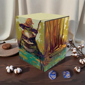 Caja de mazo, Rana Maga del Pantano, más de 75 cajas de mazo coleccionables, cajas de mazo de cuero personalizadas