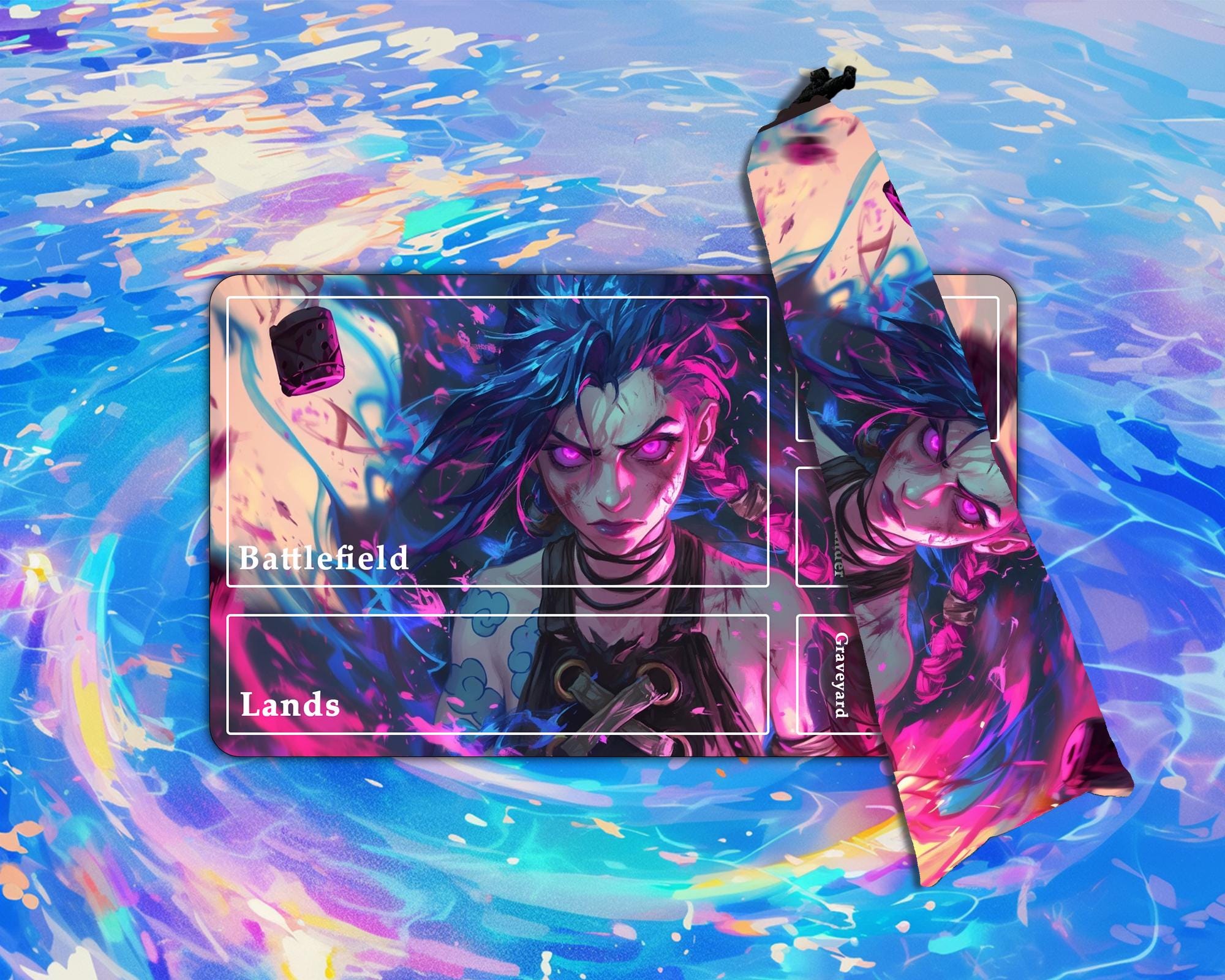 Riftbound Playmat, Arcane Theme Playmat ,24