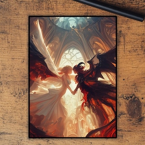 Kartenhüllen: Angels and Demonsl Top Quality Sleeves, Passend für alle tcgs High Quality Foil/Holo