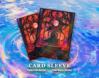 MTG Card Sleeves: Blood Moon Throne Room High Quality Sleeves