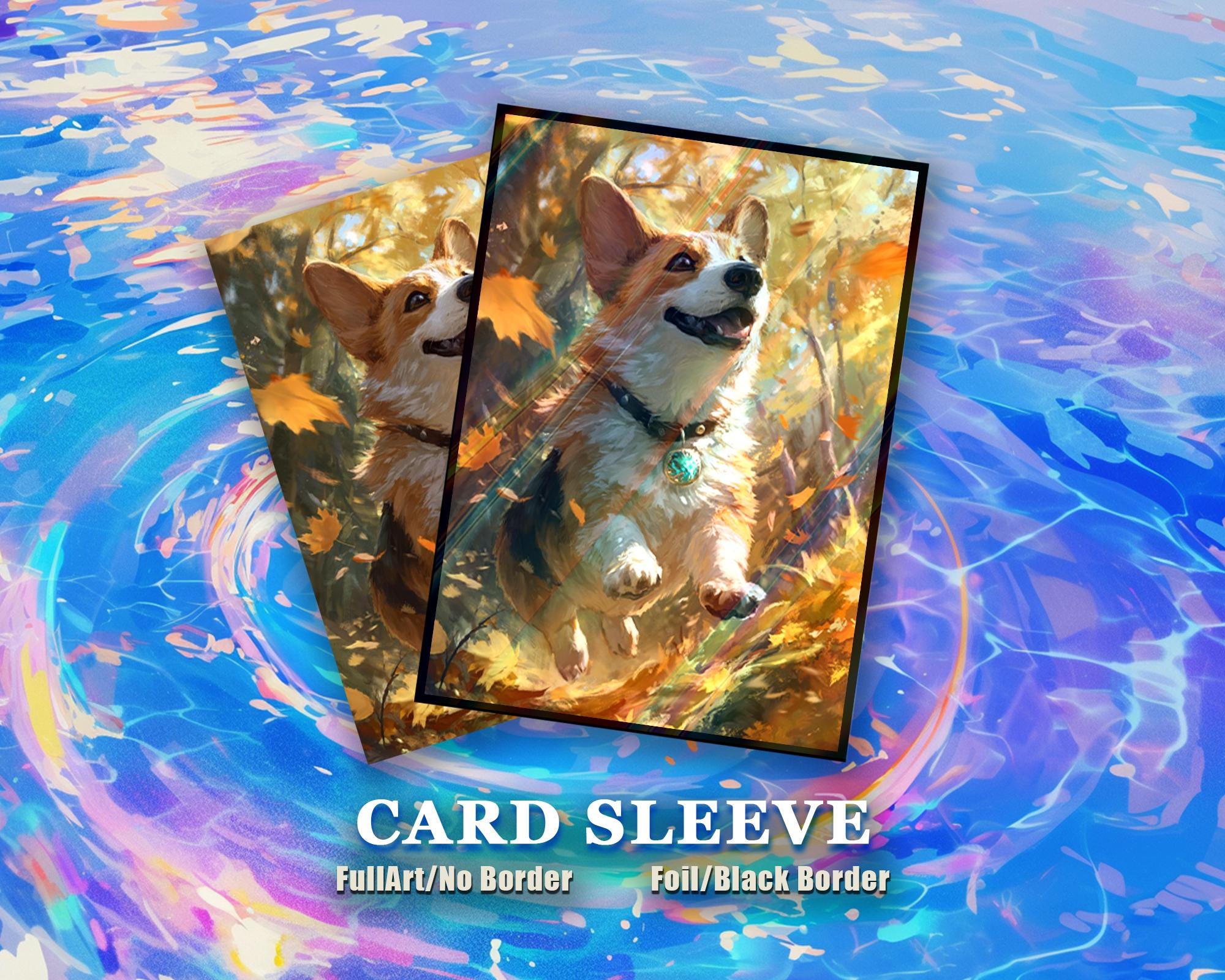 corgi card sleeves Corgi Loaf Greeting Card – Artful Pixels main image 0