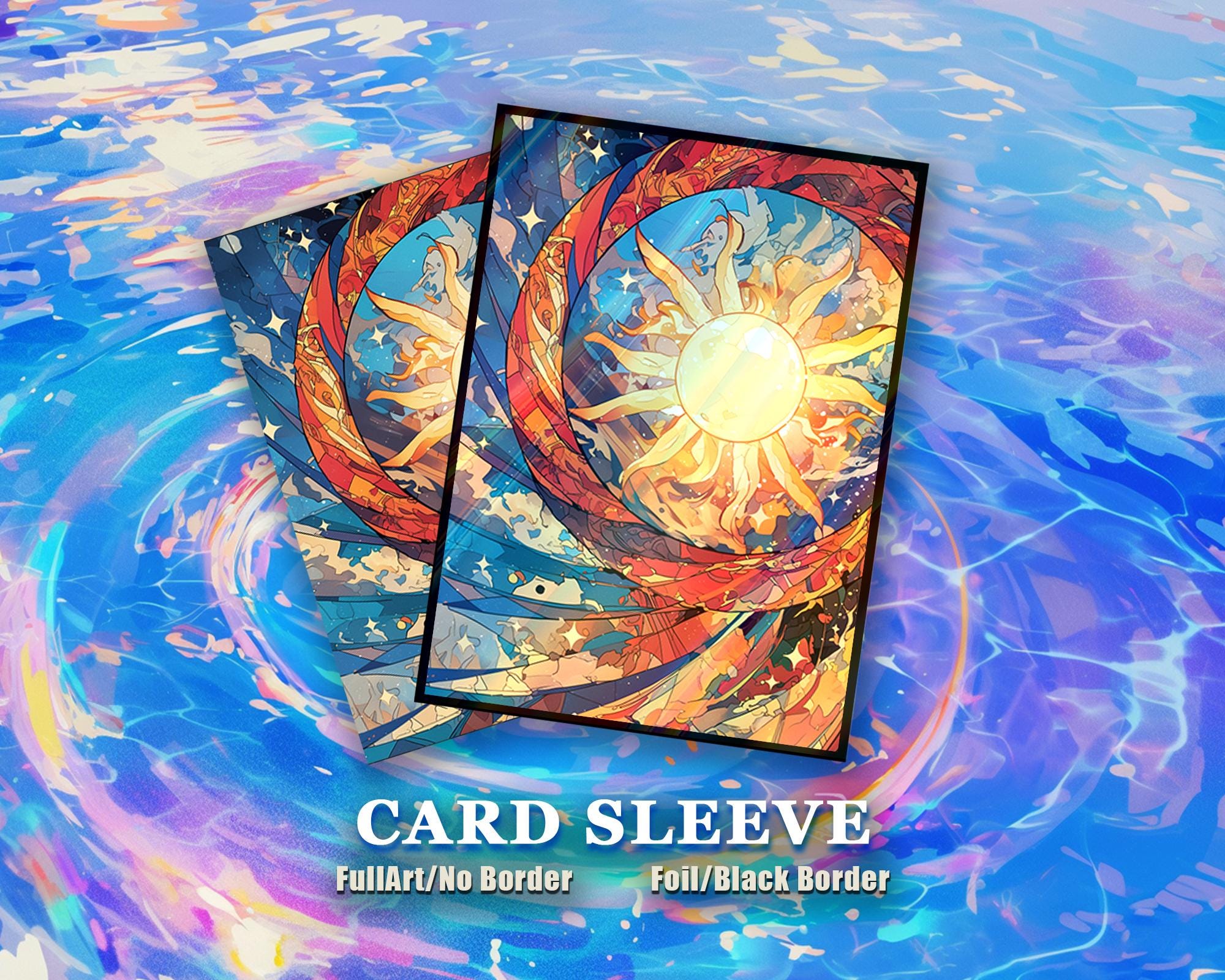 MTGカードスリーブ：ファンタジーサンアートの高品質スリーブ、すべて