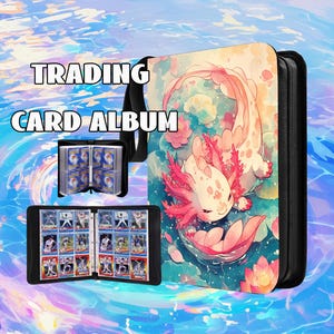 Cute Axolotl Pond Premium 4/9 - Pocket Album – Stores 400/900 Trading Cards in Style