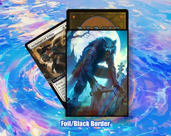 Card Sleeves: Moonlit Werewolf High Quality Sleeves, Suitable for All TCG  Cards - Etsy