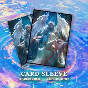 Card Sleeves: Angelic Throne Queen High Quality Sleeves, Suitable for all TCG Cards