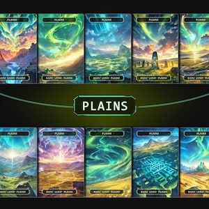 10 Basic Land-Einfach. 10x Proxy-Karten