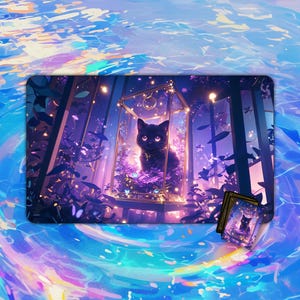 Tapete de juego Luminary Kitty Enclosure / Tapete de escritorio y alfombrilla de ratón / Tapete de juego