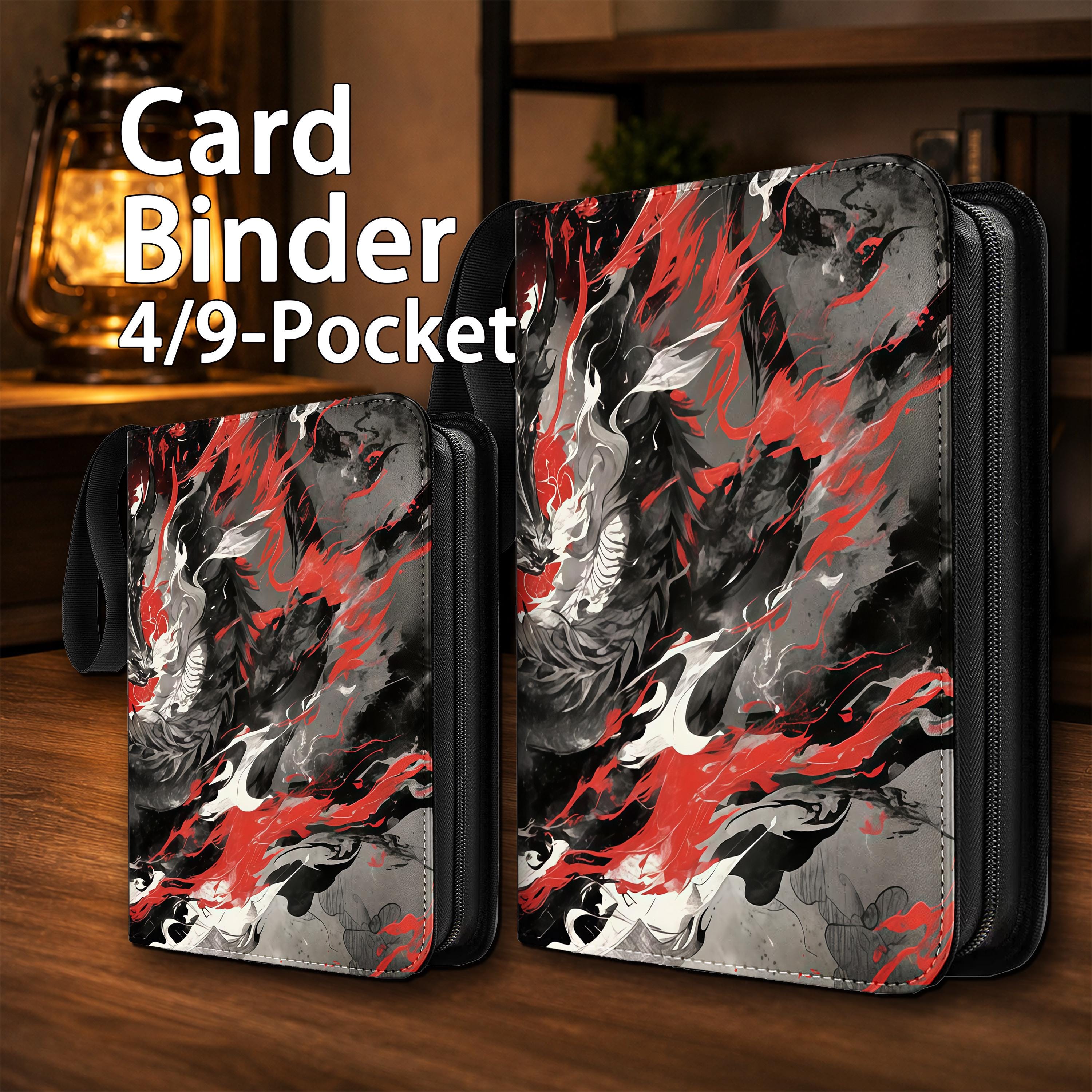 4 Pocket Binder Dragon - Etsy