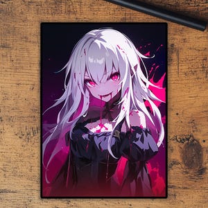 Kartenhüllen: Anime Girl Top-Qualitätshüllen, geeignet für alle tcgs High Quality Foil/Holo