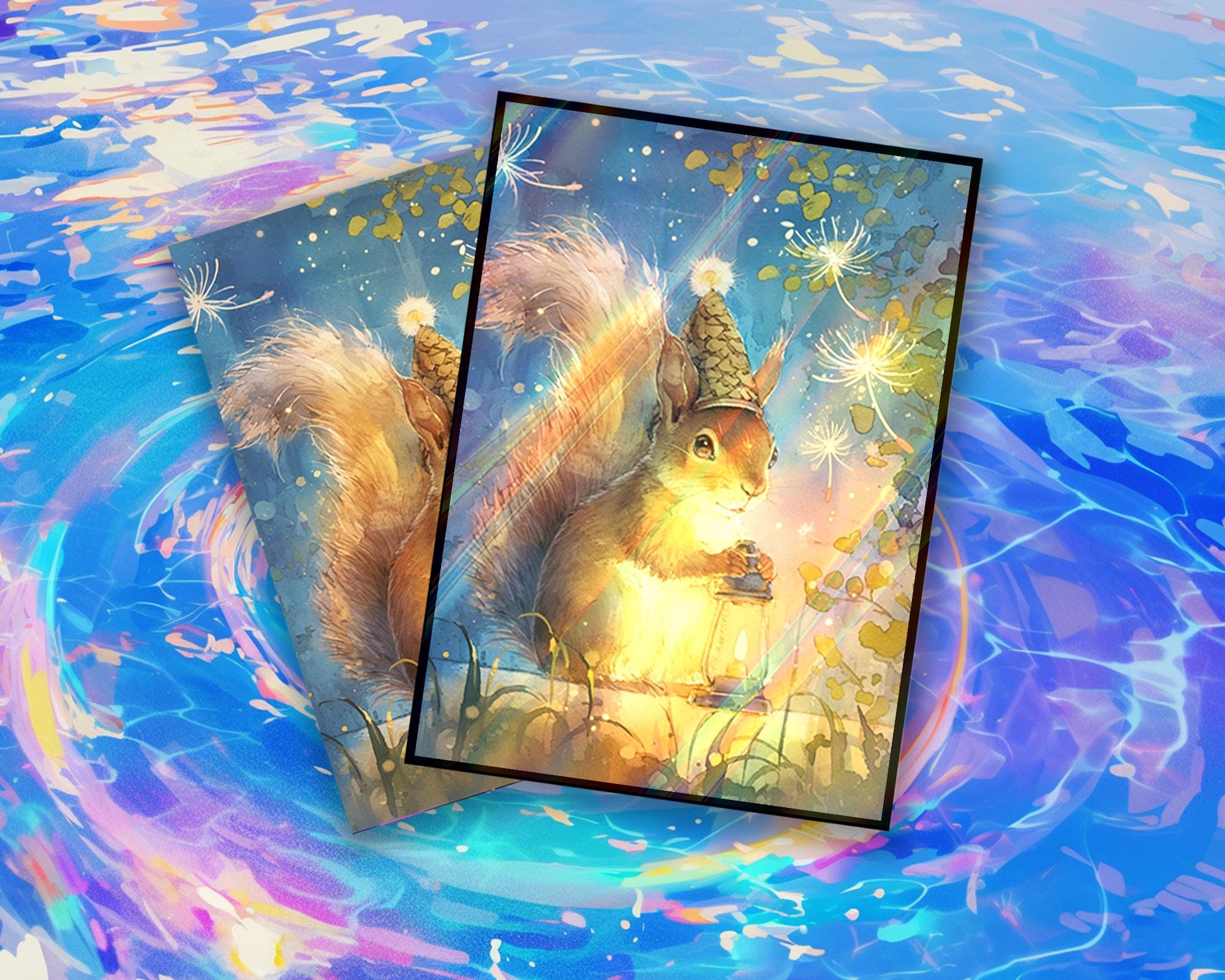 MTG Card Sleeves: Magical Night Squirrel High Quality Sleeves, Suitable for  All TCG Cards - Etsy