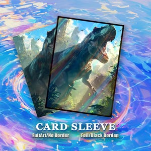 Fundas para cartas: Jungle T-Rex Fundas de alta calidad, aptas para todas las cartas TCG