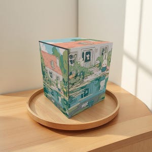 Kawaii Bunny Deck Box - Anime style, 150 Storage Collectible Deck Boxes, Custom Leather Deck Boxes