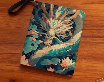 Trading Card Binder, 4/9 - Pocket Album Jade Dragon Among Lotuses Stores 400/900 Trading Cards in Style Trading Card Binder, 4/9 - Pocket Album Jade Dragon Among Lotuses Stores 400/900 Trading Cards in Style