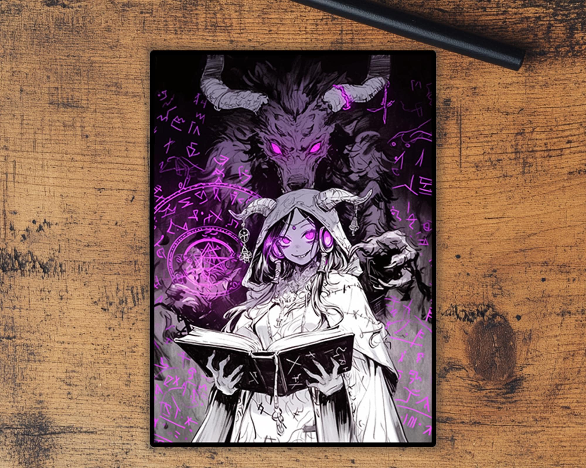 Card Sleeves: Demonic Girl Top Quality Sleeves, Suitable for all tcgs High Quality