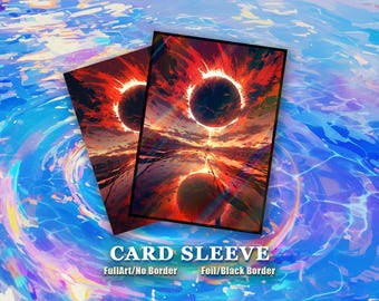 MTG Card Sleeves: Red Eclipse Reflection High Quality Sleeves, Suitable for  All TCG Cards - Etsy Canada
