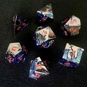 Epic Black and Gold Dice Set – Essential Polyhedral Dice for D&D, MTG, Tabletop RPGs