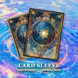 sticky card sleeves 