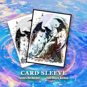 Card Sleeves: Gloomy Angel Statue High Quality Sleeves, Suitable for all TCG Cards