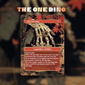 Proxies do Um Anel: Arte Personalizada para Decks de Comandante, Carta Única para EDH