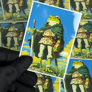 MTG Card Sleeves: Cute Frog Lily Pond High Quality Sleeves