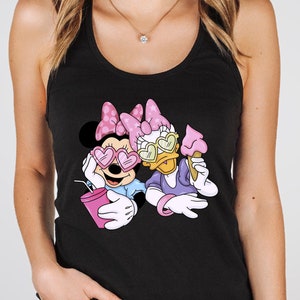 Minnie And Daisy Tank Top Shirts, Disney Besties Shirt, Disney Shirts, Minnie Mouse, Daisy Duck Shirt, Disney Best Friend Shirt, Disney Trip