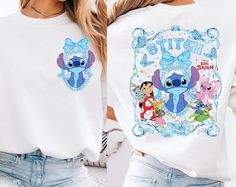 Camiseta Stitch Coquette, Lazos Disney Lilo Stitch Coquette, Lilo y Stitch, Disney Coquette, Vacaciones Disney, Camiseta Stitch, Lilo y Stitch